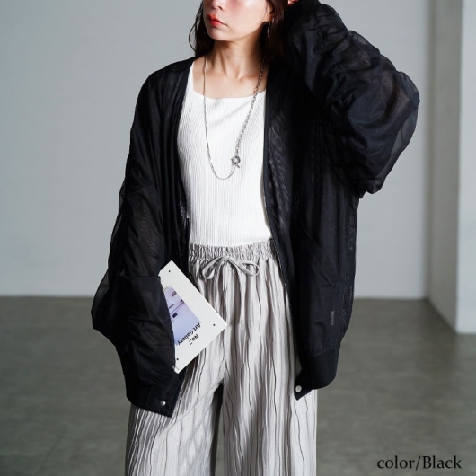 未使用級】2024✨️23区 大きいサイズ シアータンブラー ブルゾン 44 未使用級】2024✨️23区 大きいサイズ シアータンブラー ブルゾン 44