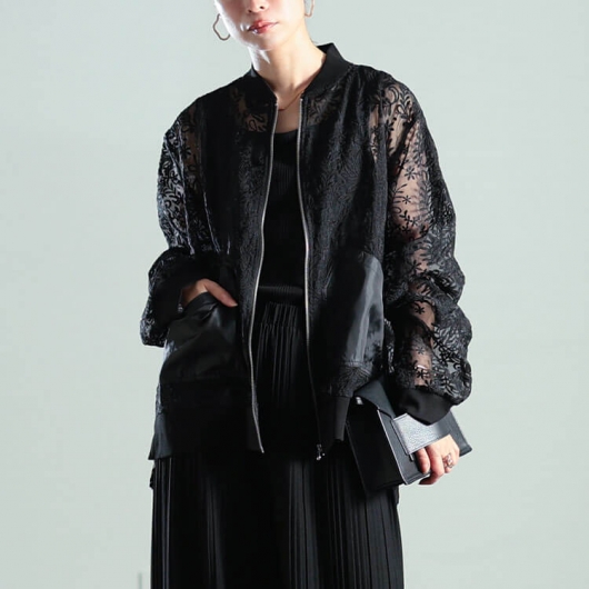 美品 kolor カラー レース切替 ジャケット 異素材デザイン ブルゾン 1 美品 kolor カラー レース切替 ジャケット 異素材デザイン