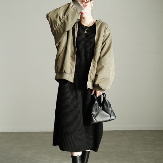 セール対象商品】 大きいサイズ レディース ボリュームスリーブニット