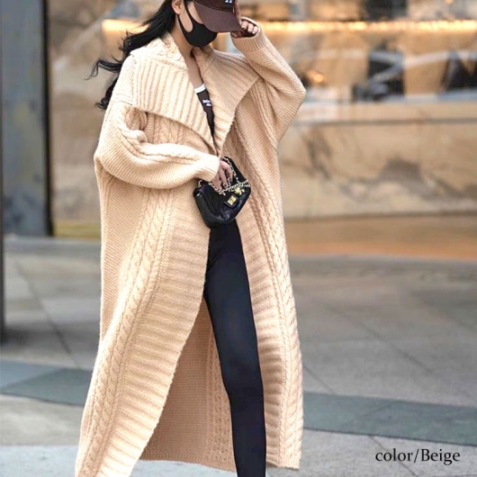 イベントセール】 大きいサイズ レディース 編み地切替えドロップ