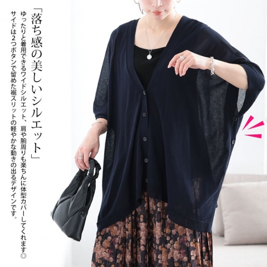 ⭐️試着のみ⭐️CC 25SSバックボタン カシミヤ カーディガン 38 セール】 かがりステッチZIPニットカーディガン（チャコールグレー