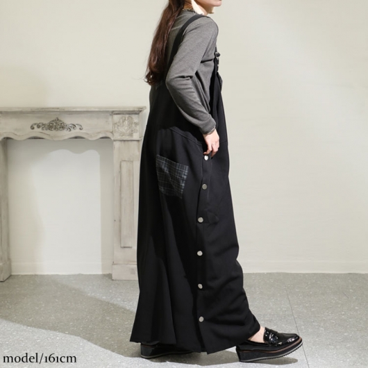 メゾピアノ　チェック柄サロペット付きパンツ　160cm メゾピアノ ❤︎ 新品 160 サロペット ショートパンツ ピンク チェック