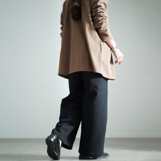つぼね様グレー ワイドパンツ 19号Ω