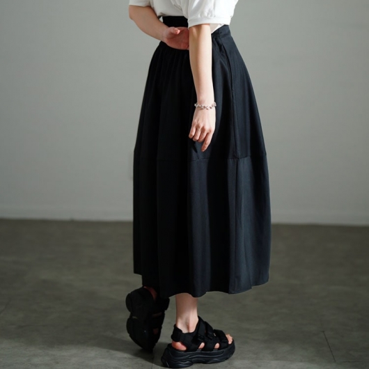 大きいサイズ レディース タックバレルスカート sw-0706｜大きいサイズ