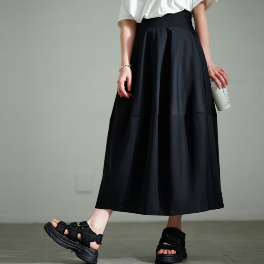 スカート hee 大きいサイズ レディース タックバレルスカート sw-0706｜大きいサイズ