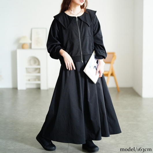 ★美品★ノースビーチレザー レザーブルゾン ドルマン 変形 クロップド丈 ☆美品☆ノースビーチレザー レザーブルゾン ドルマン 変形