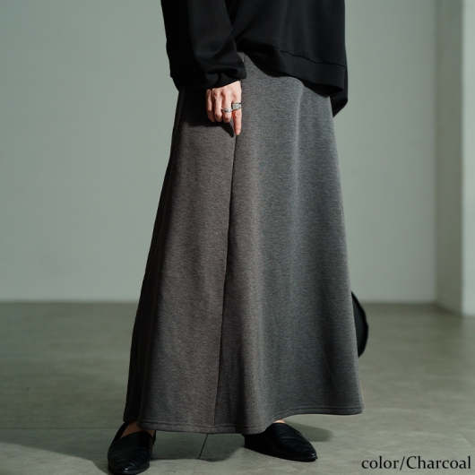 大きいサイズ レディース 裏シャギータックフレアスカート sw-0802