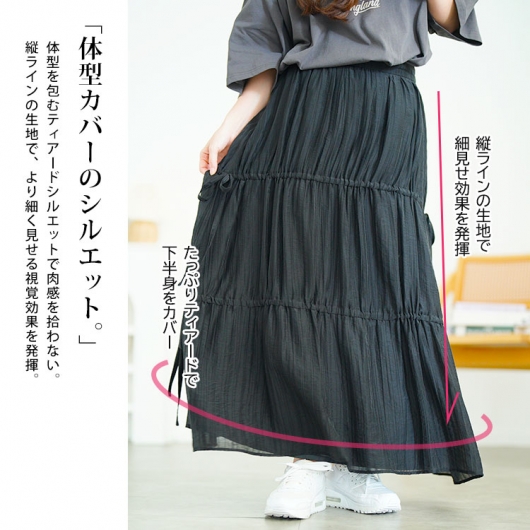 ドッキングティアードOP ブラック Tiaclasse ワンピース ドッキングティアードワンピース : ZOZOTOWN