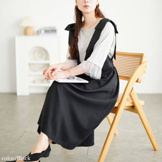 AD2021 ポリエステル縮絨吊りスカート ポリ縮 白 ジャンパー AD2021 ポリエステル縮絨吊りスカート ポリ縮 白 ジャンパー