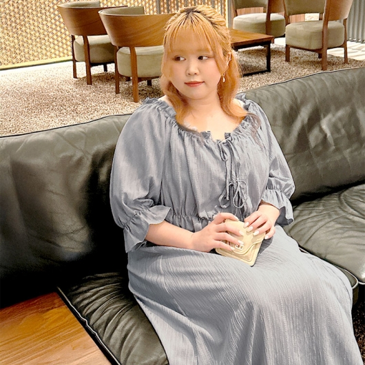 大きいサイズ】 セットアップワンピース 大きいサイズ