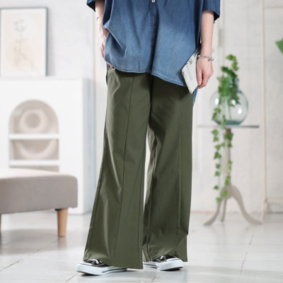 【GUMZZI】ブーツカットハイウエストロングパンツto28845 GUMZZI】ブーツカットハイウエストロングスラックスto28777