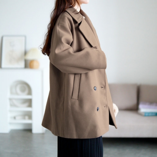 変形 ミリタリー ボア カスタマイズ オーバーサイズ コート ダブルブレスト 変形 ミリタリー ボア カスタマイズ オーバーサイズ コート ダブルブレスト