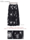 花柄刺繍ロングスカート