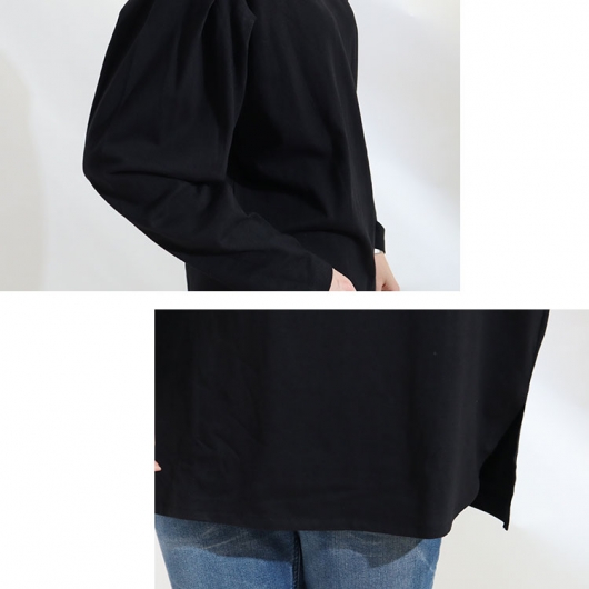 メニポケット Many Pockets 黒長袖カットソー 40サイズ 179939221_o4.jpg?