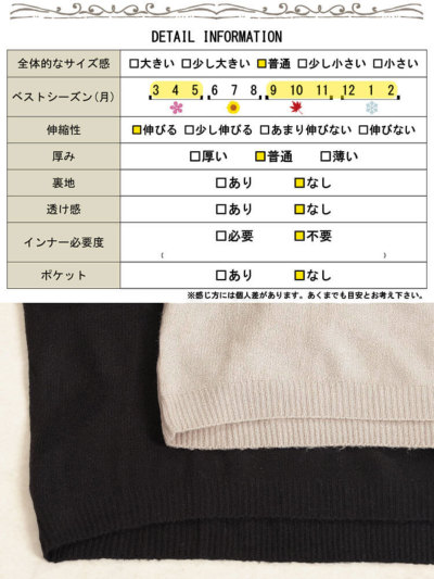 大きいサイズ レディース ドロップショルダー深Vネックセーター